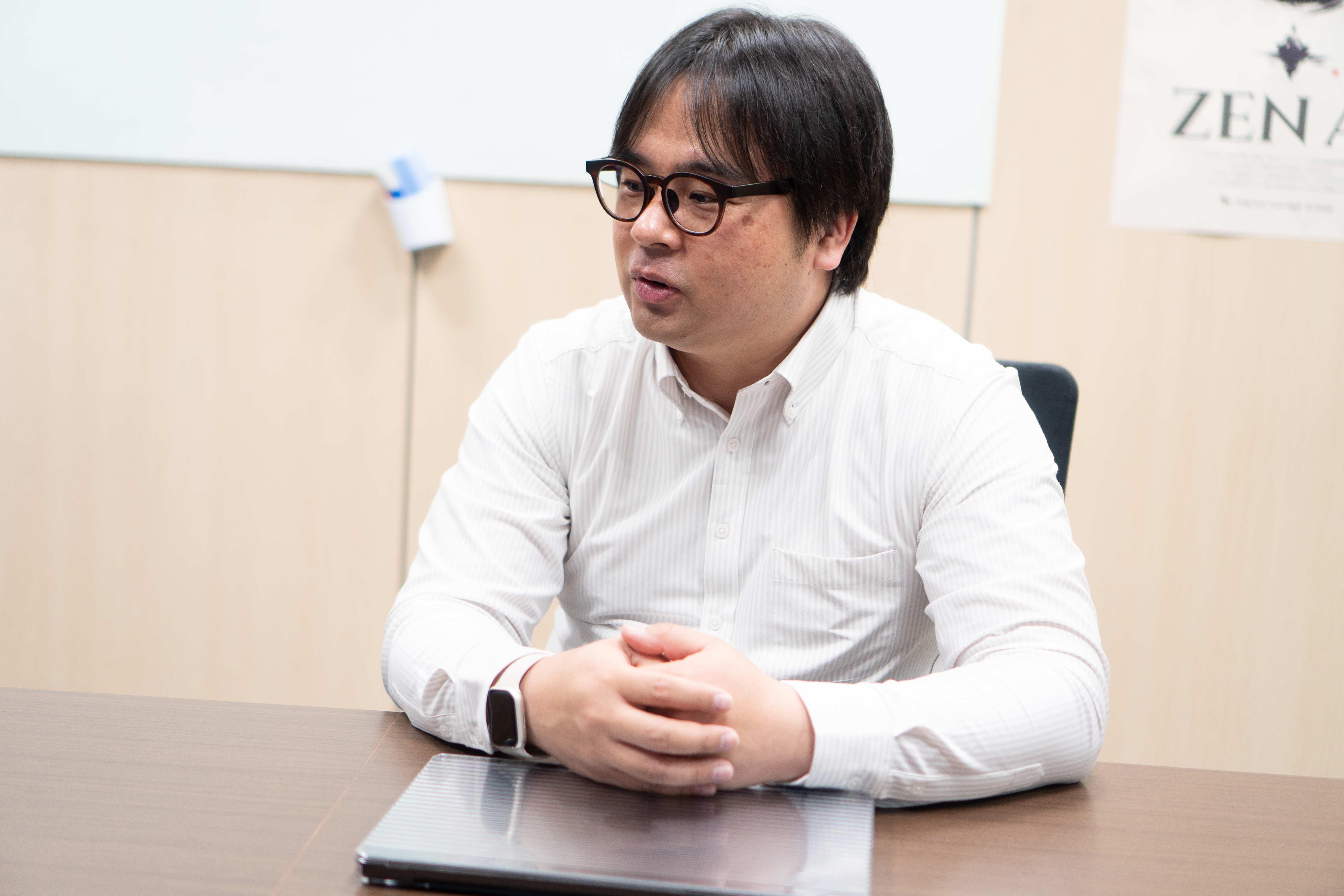 インタビュー写真
